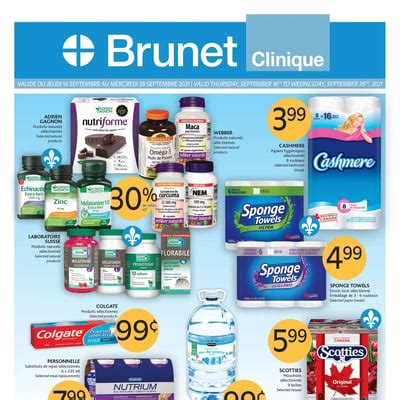 brunet circulaire semaine prochaine